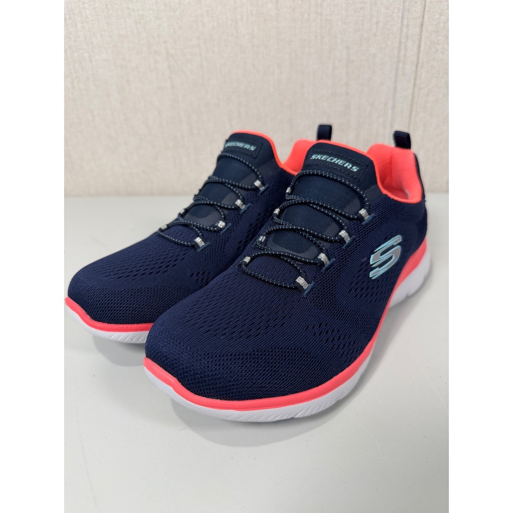 Skechers Summits Perfect Views 149523 Navy BluRunning Shoes Sneakers Women's 7 - Picture 3 of 14